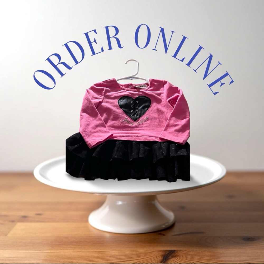 Juicy Couture Pink and Black Dance Top